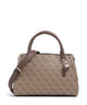 Guess Noelle 4G Logo Borsa a mano latte logo/brown