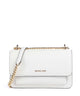 Michael Kors Claire Large Sac porté épaule optic white