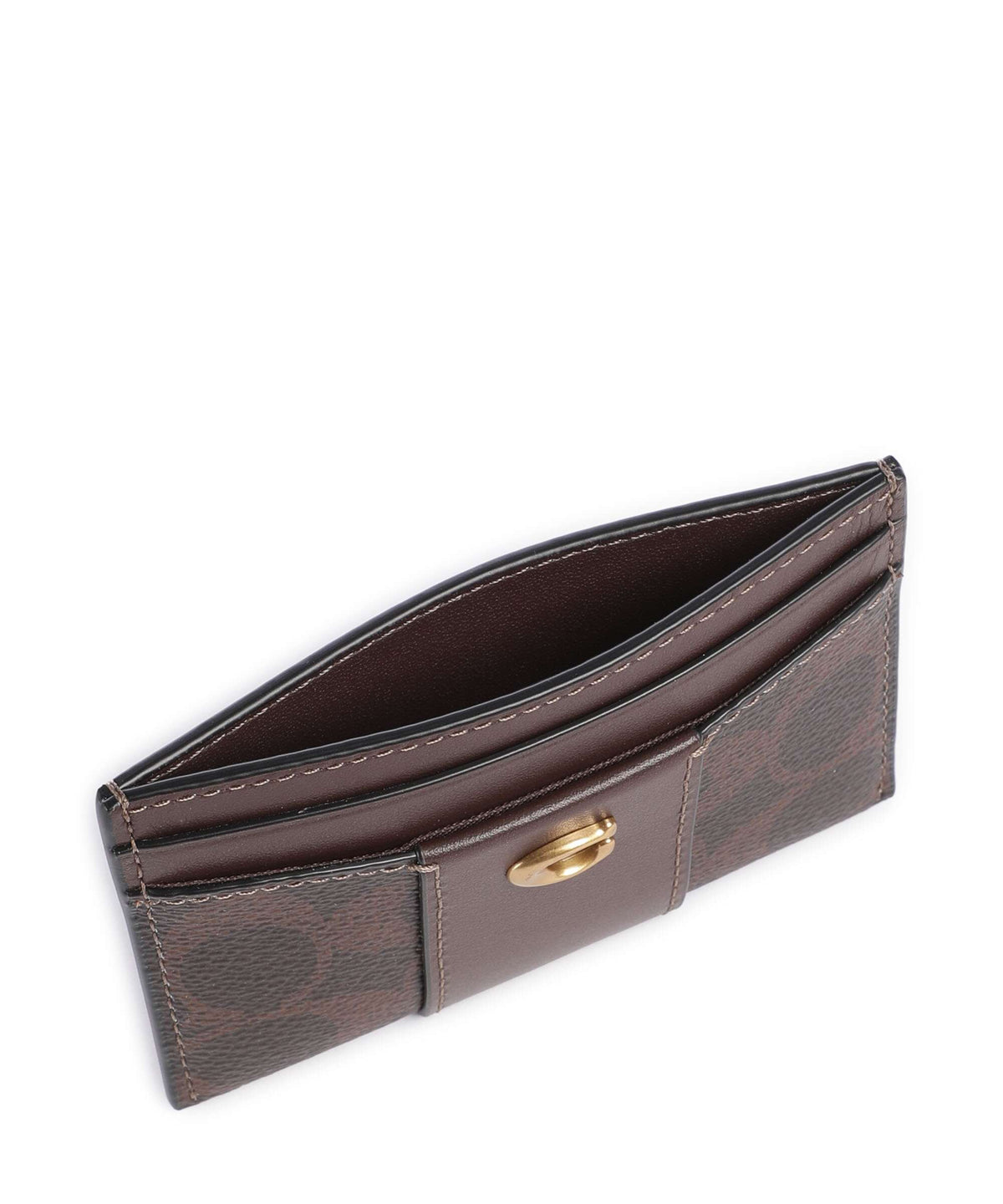 Coach Essential Signature Credit card holder maple