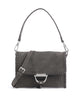 Abro Suede Temi Stitch Schultertasche grey