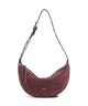 Abro Suede By My Side Small Schultertasche bordeaux