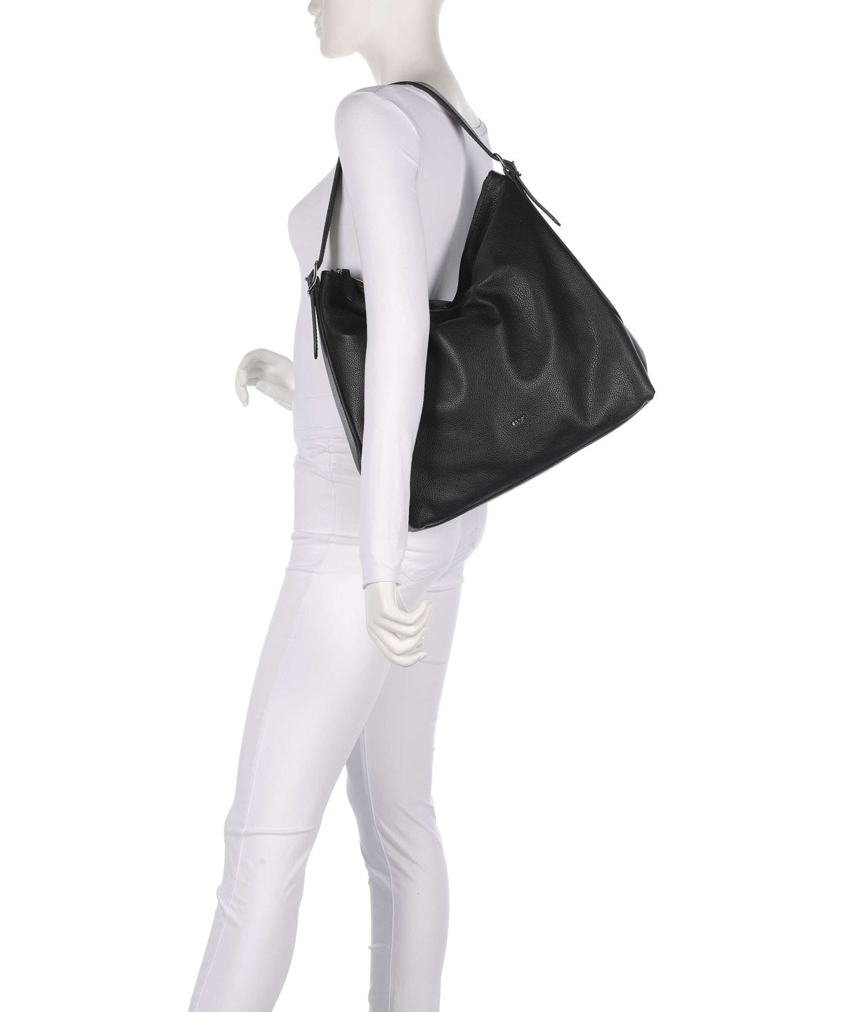 Abro Agave Carina Hobo bag black/silver