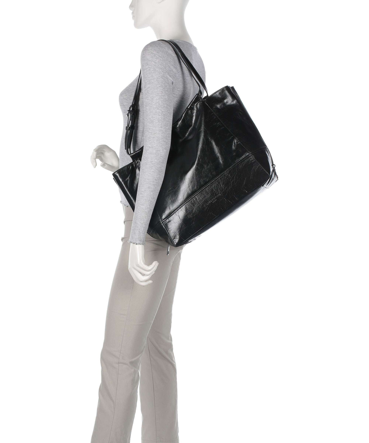 Liebeskind Lou 2 Paper Touch L Tote bag black