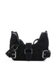 Núnoo Suede Palma Schultertasche black