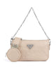 Maison Mollerus Stampato Zell Schultertasche vanilla beige