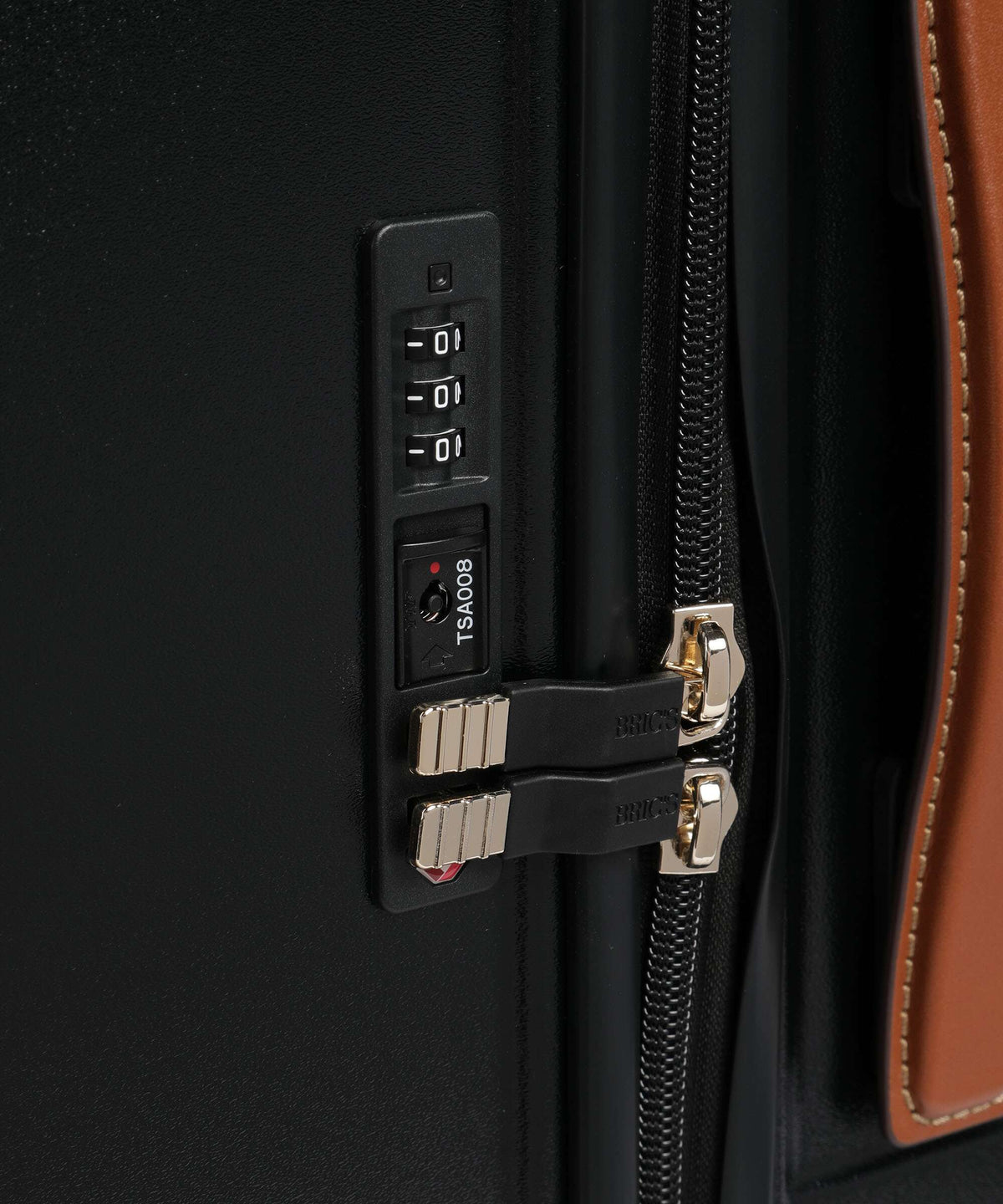 Brics Bellagio Spinner (4 wheels) black/tan