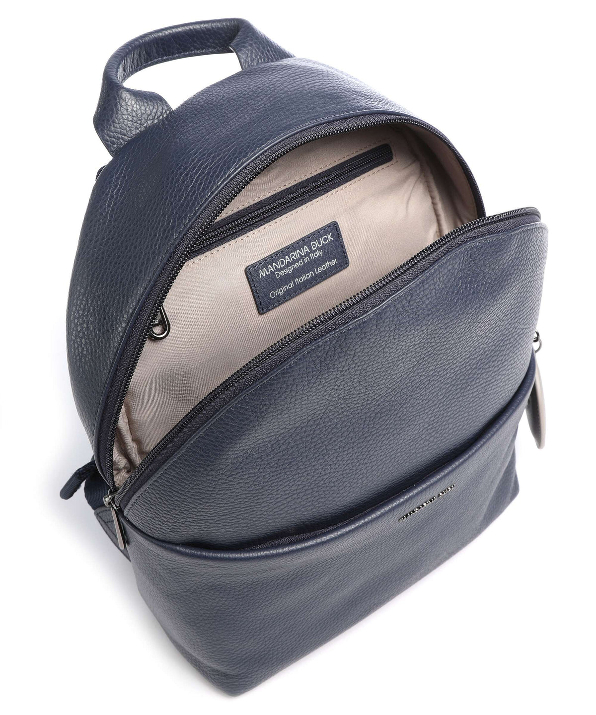 Mandarina Duck Mellow Leather Backpack dress blue