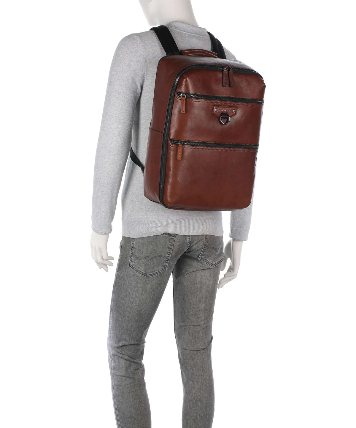 The Bridge Iacopo Travel backpack marrone/rut scamosciato opaco