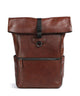 The Bridge Iacopo Rolltop Rucksack marrone/rut scamosciato opaco