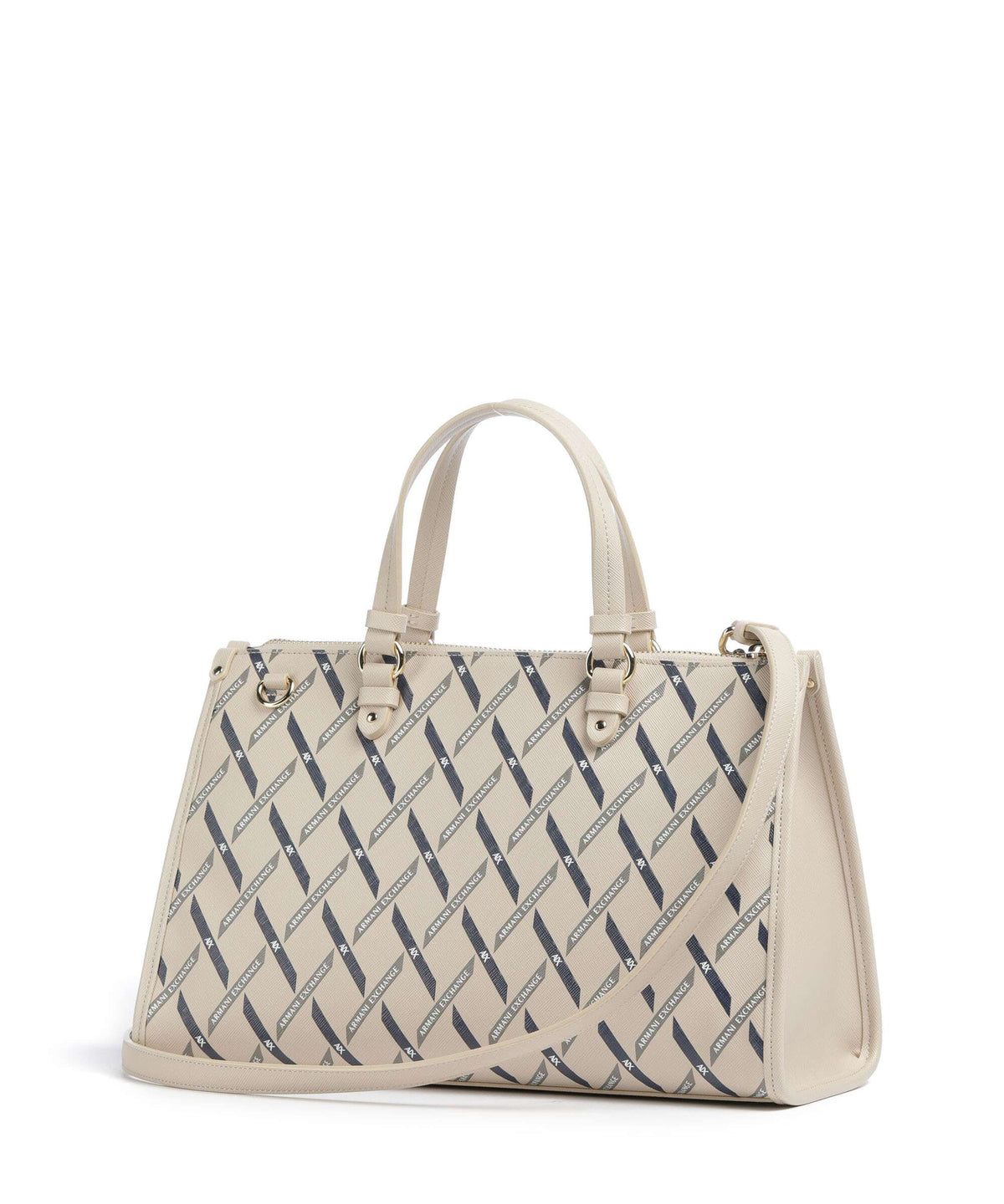 Armani Exchange Gynger Logo M Handbag sound sand