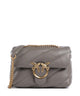 Pinko Love Puff Mini Borsa a spalla grigio asfalto/antique gold