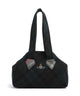 Vivienne Westwood Archive Harris Tweed Check Medium Sac porté épaule dark check