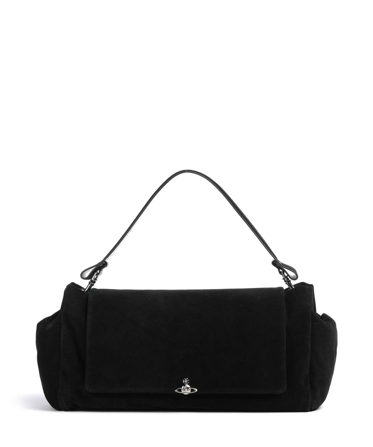 Vivienne Westwood Hazel Suede XL Hobo bag black