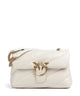 Pinko Love Puff Classic Schultertasche bianco seta/antique gold