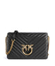 Pinko Love Click Classic Umhängetasche nero/antique gold
