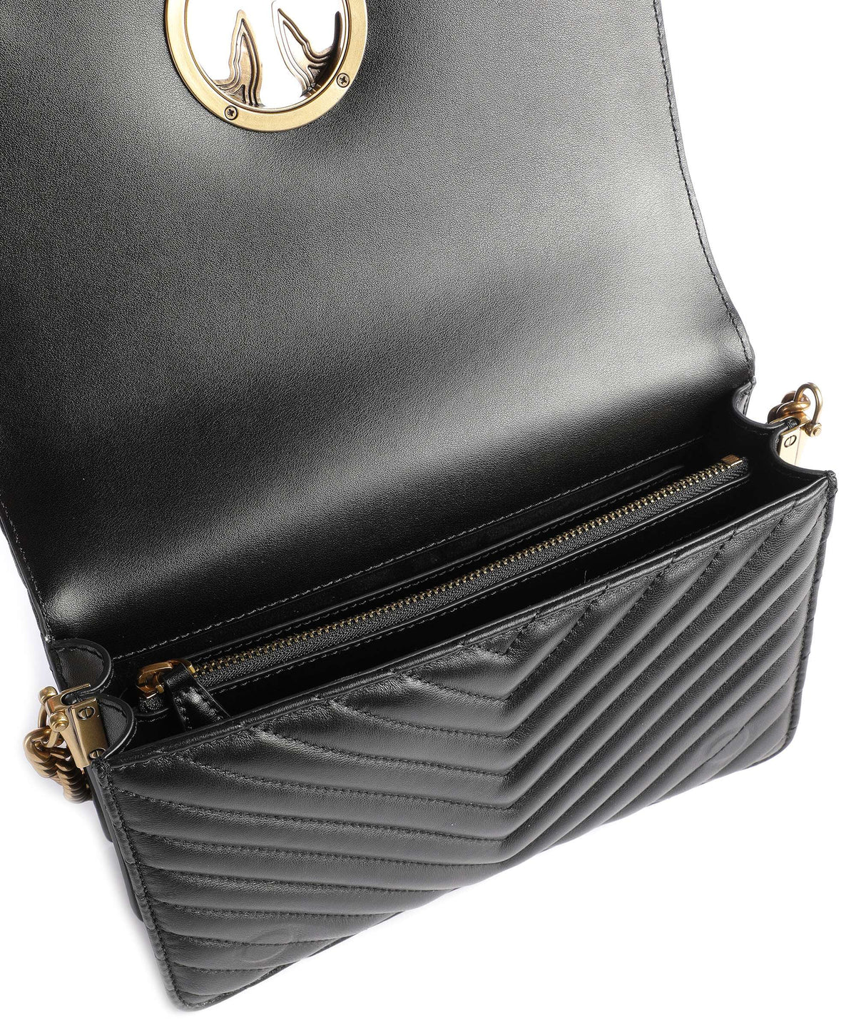 Pinko Love Click Classic Crossbody bag nero/antique gold