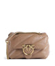 Pinko Love Puff Mini Borsa a spalla biscotto zenzero/antique gold
