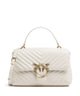 Pinko Love Lady Puff Classic Handtasche bianco seta/antique gold