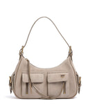 Pinko Cargo Classic Borsa a spalla beige/grigio fumo/antique gold