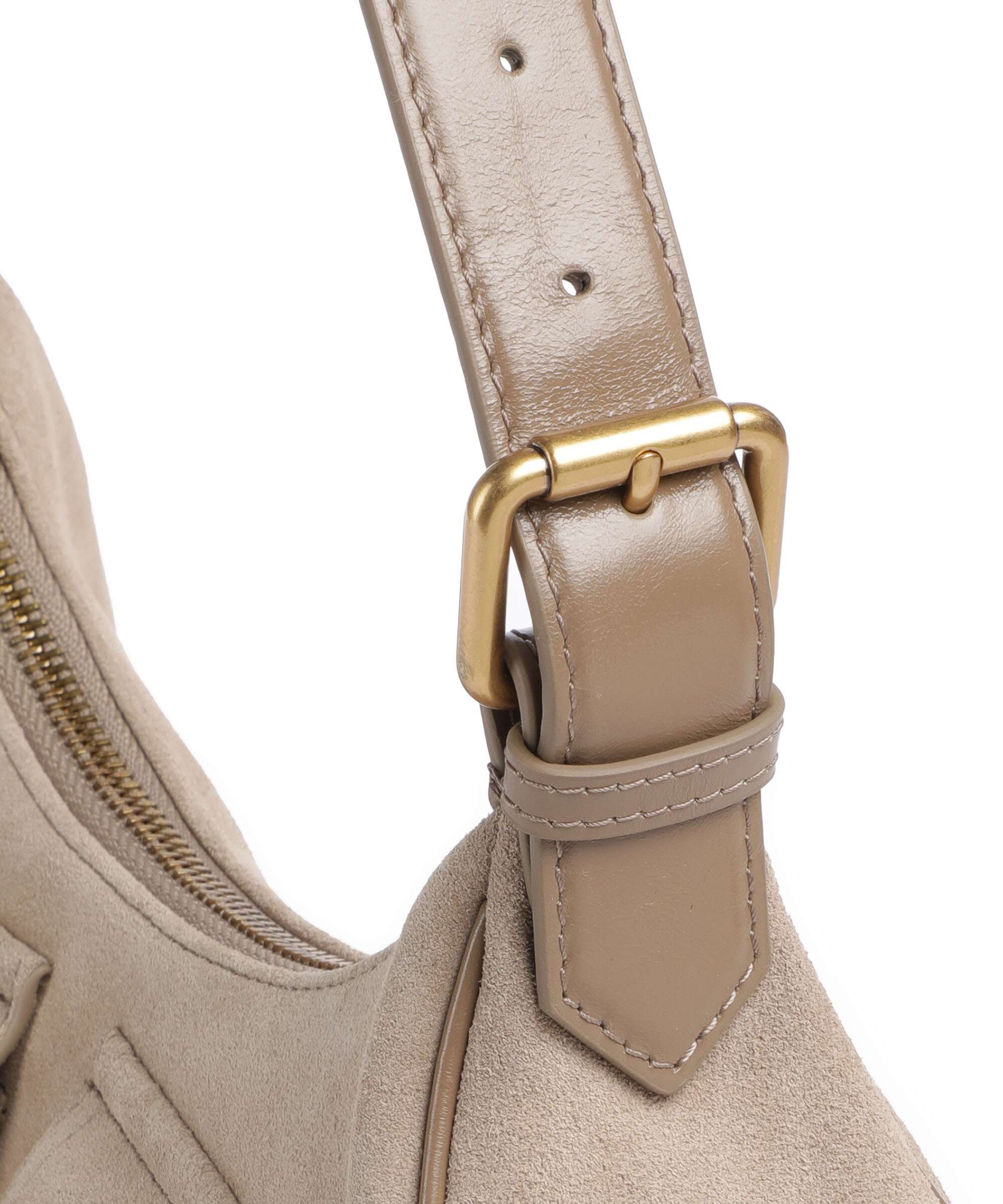 Pinko Cargo Classic Shoulder bag beige/grigio fumo/antique gold