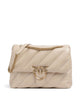 Pinko Love Puff Big Schultertasche beige/grigio fumo/antique gold