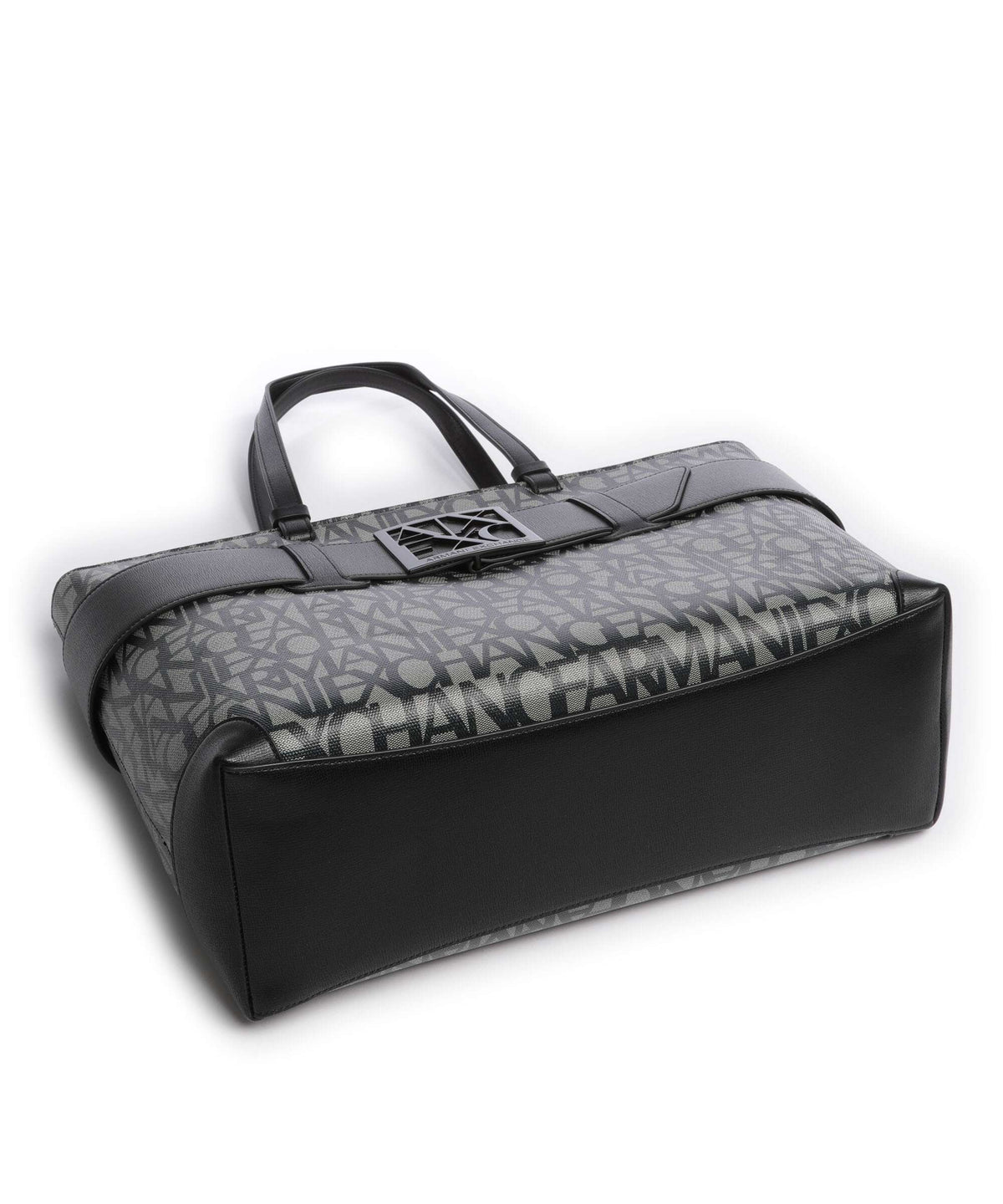 Armani Exchange Susie M Tote bag beige/navy stripes