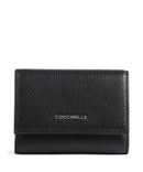 Coccinelle Metallic Soft RFID Geldbörse noir