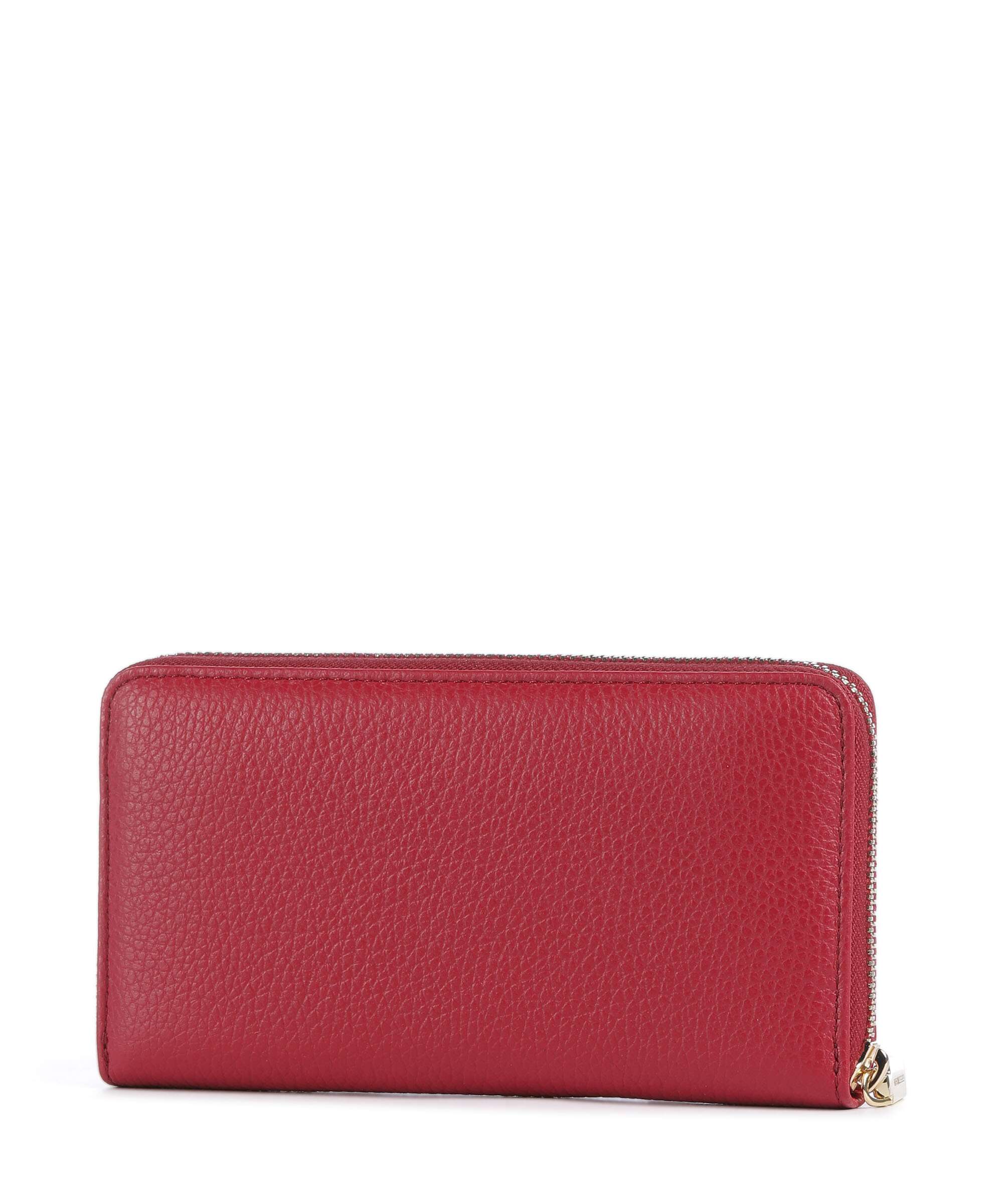 Coccinelle Metallic Soft Wallet sangria