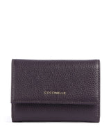 Coccinelle Metallic Soft Geldbörse prune