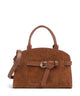Coccinelle Sabine Suede Borsa a mano cognac