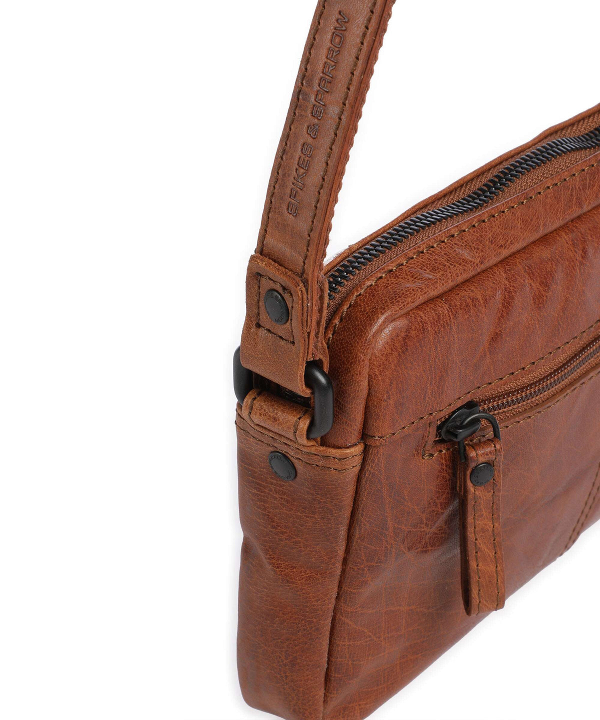 Spikes & Sparrow Bronco Eva Crossbody bag brandy