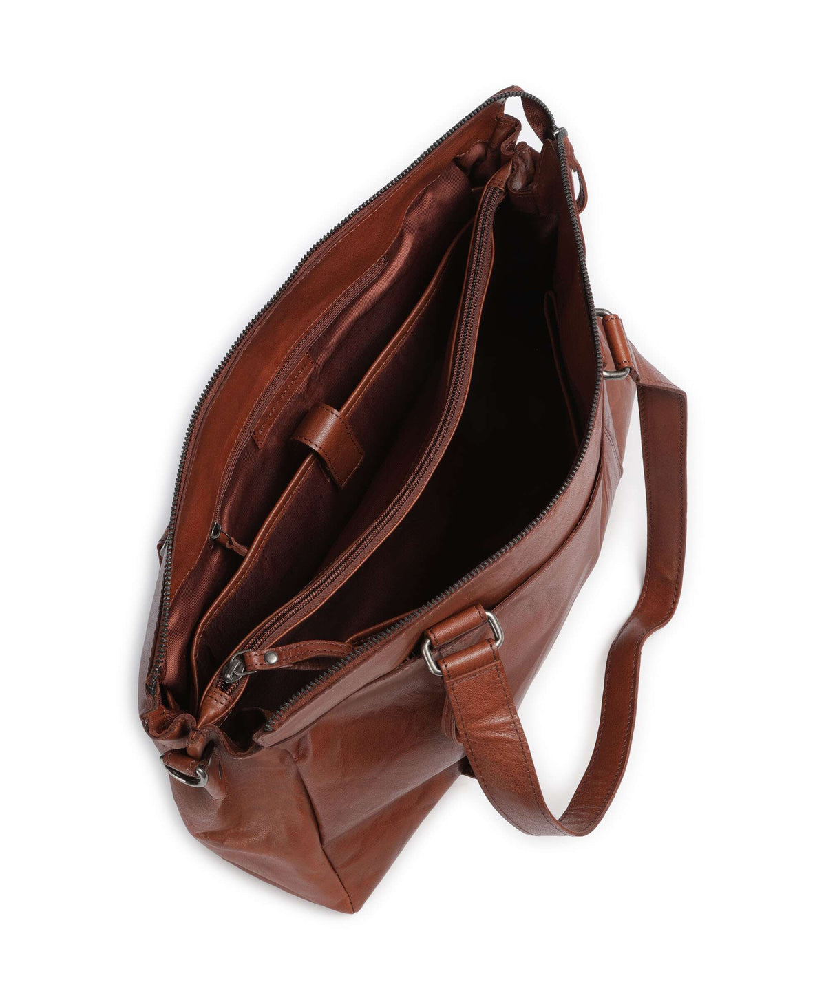 Spikes & Sparrow Bronco Maureen Briefcase brandy