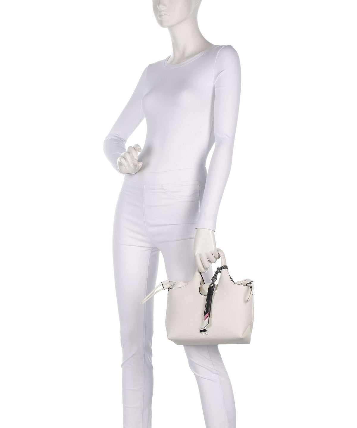 Karl Lagerfeld K/Ikon Small Handbag offwhite