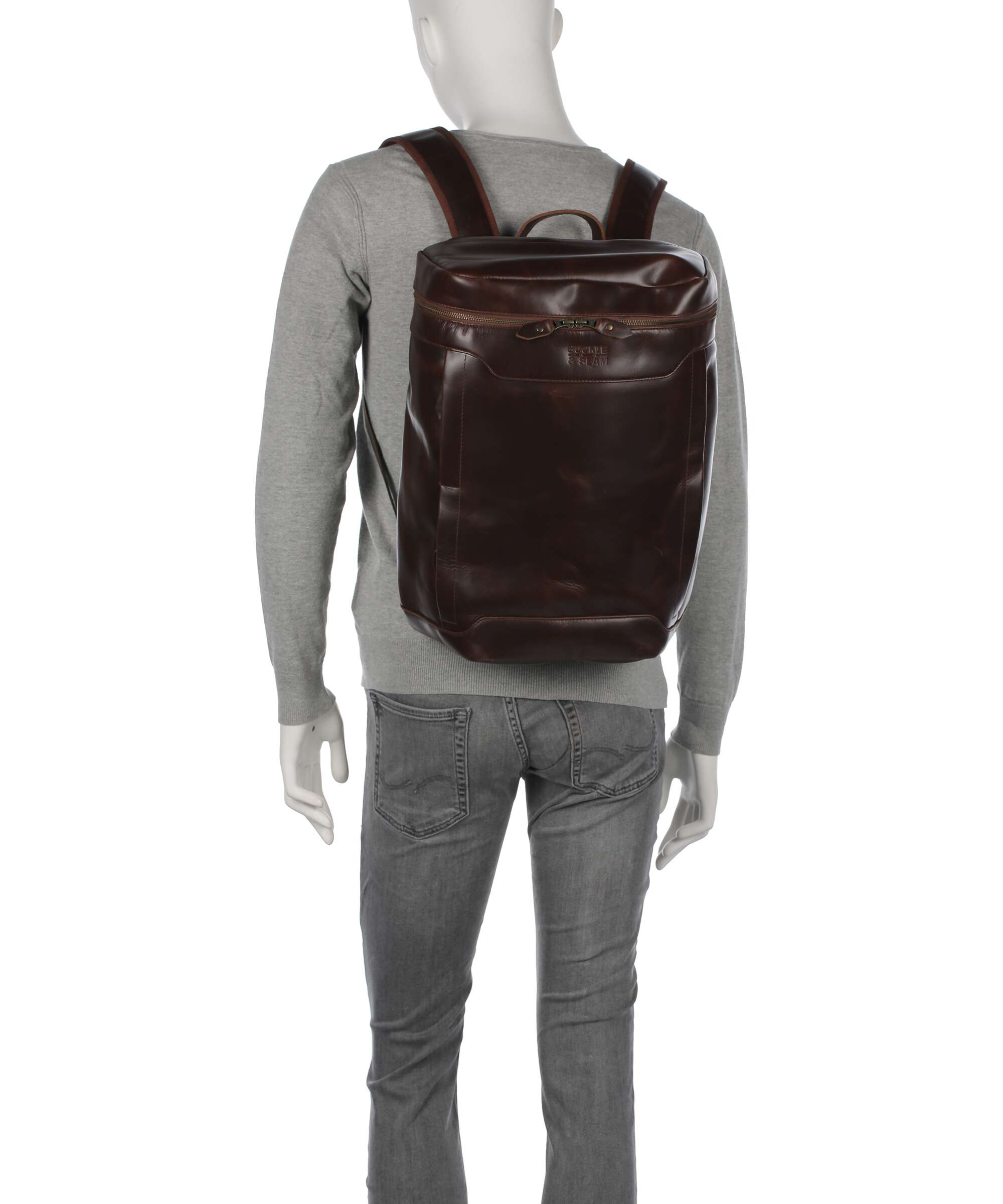 Buckle & Seam Siwa Backpack brown