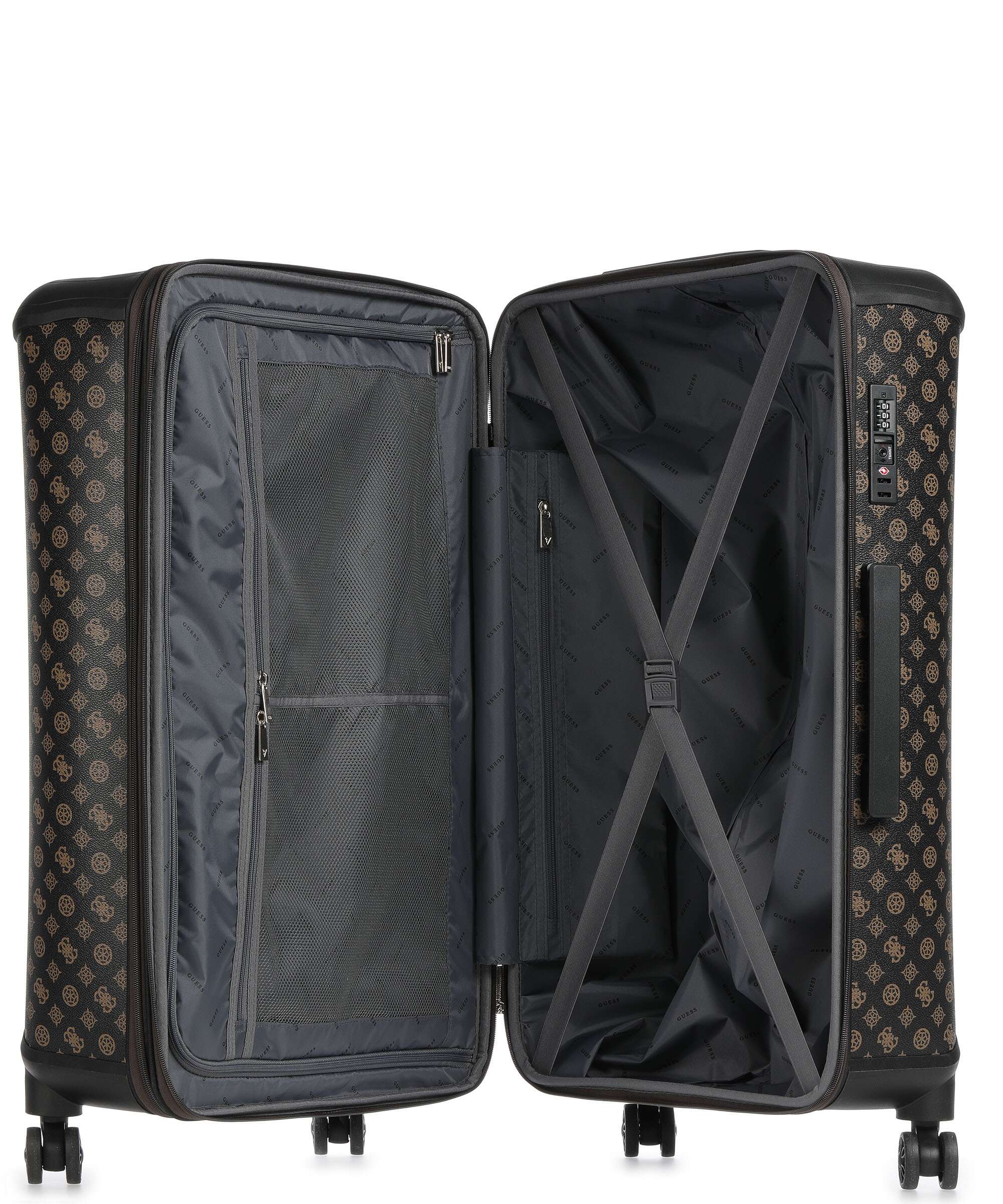 Guess Wilder Spinner (4 wheels) brown