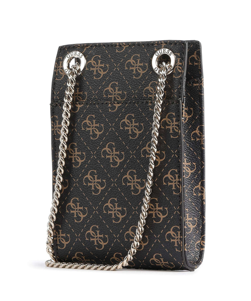 Guess Noelle Phone bag brown