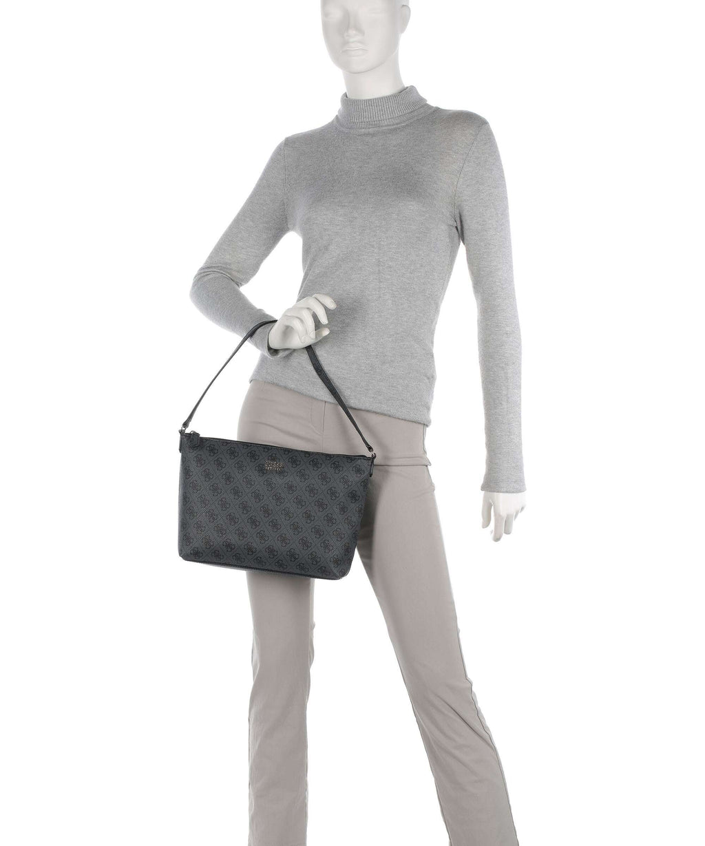 Guess Brenton Eco Tote bag coal logo