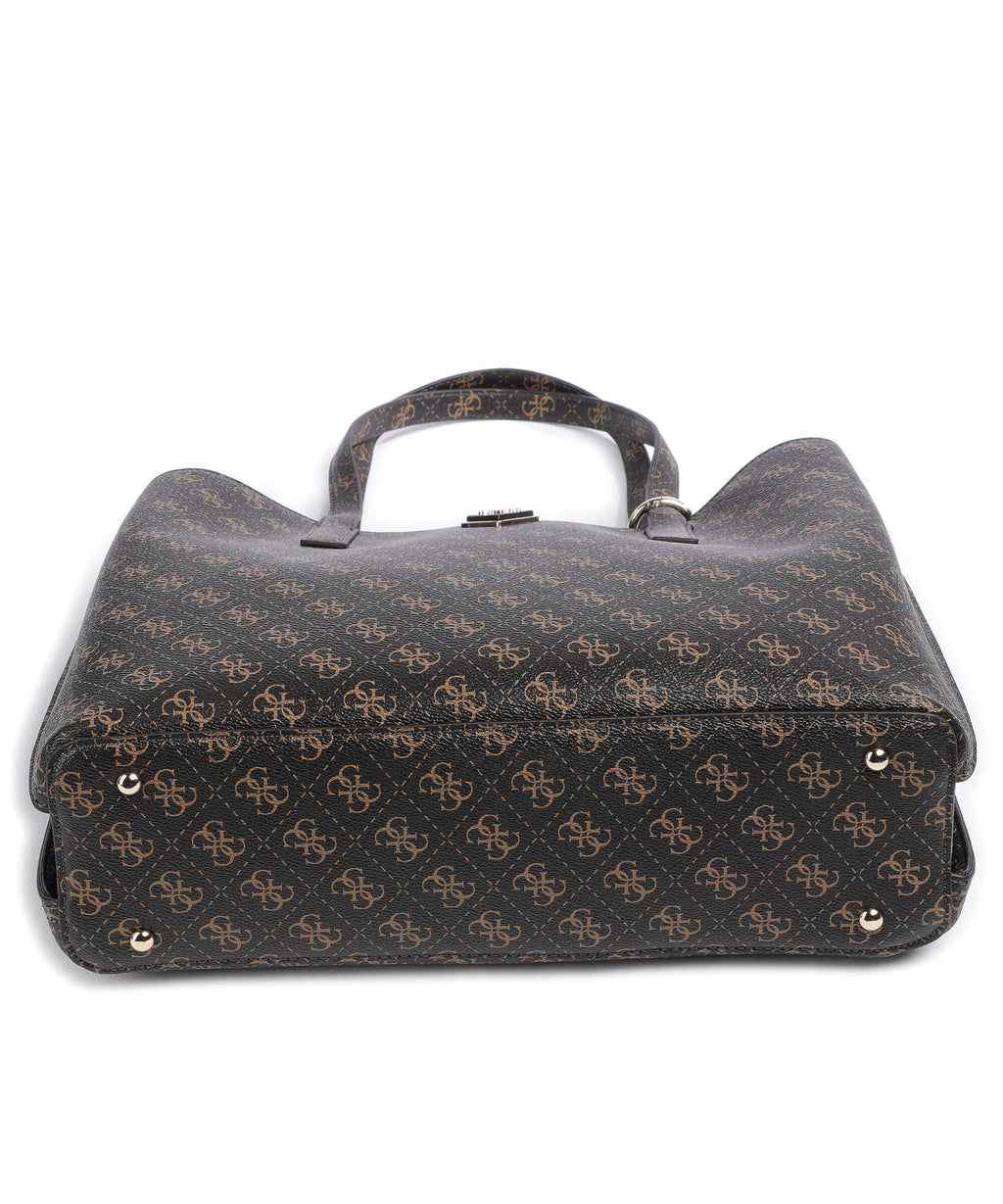 Guess Meridian Tote bag brown logo