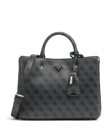 Guess Meridian Handtasche coal logo