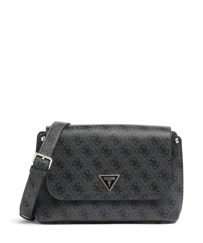 Guess Meridian Crossbody bag coal logo