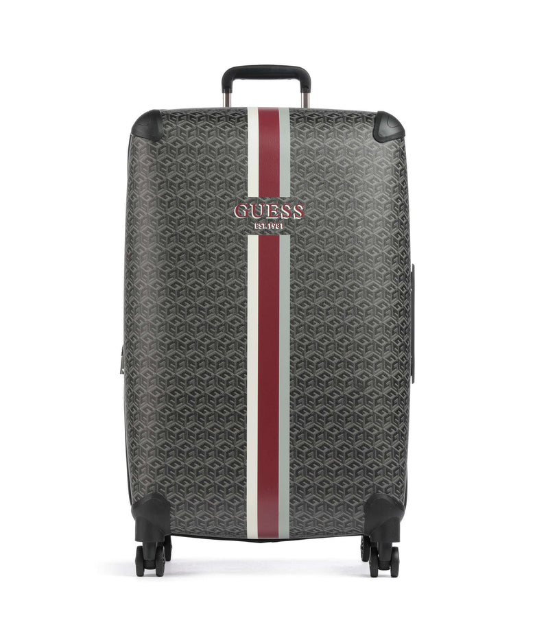Guess Wilder Spinner (4 wheels) charcoal logo