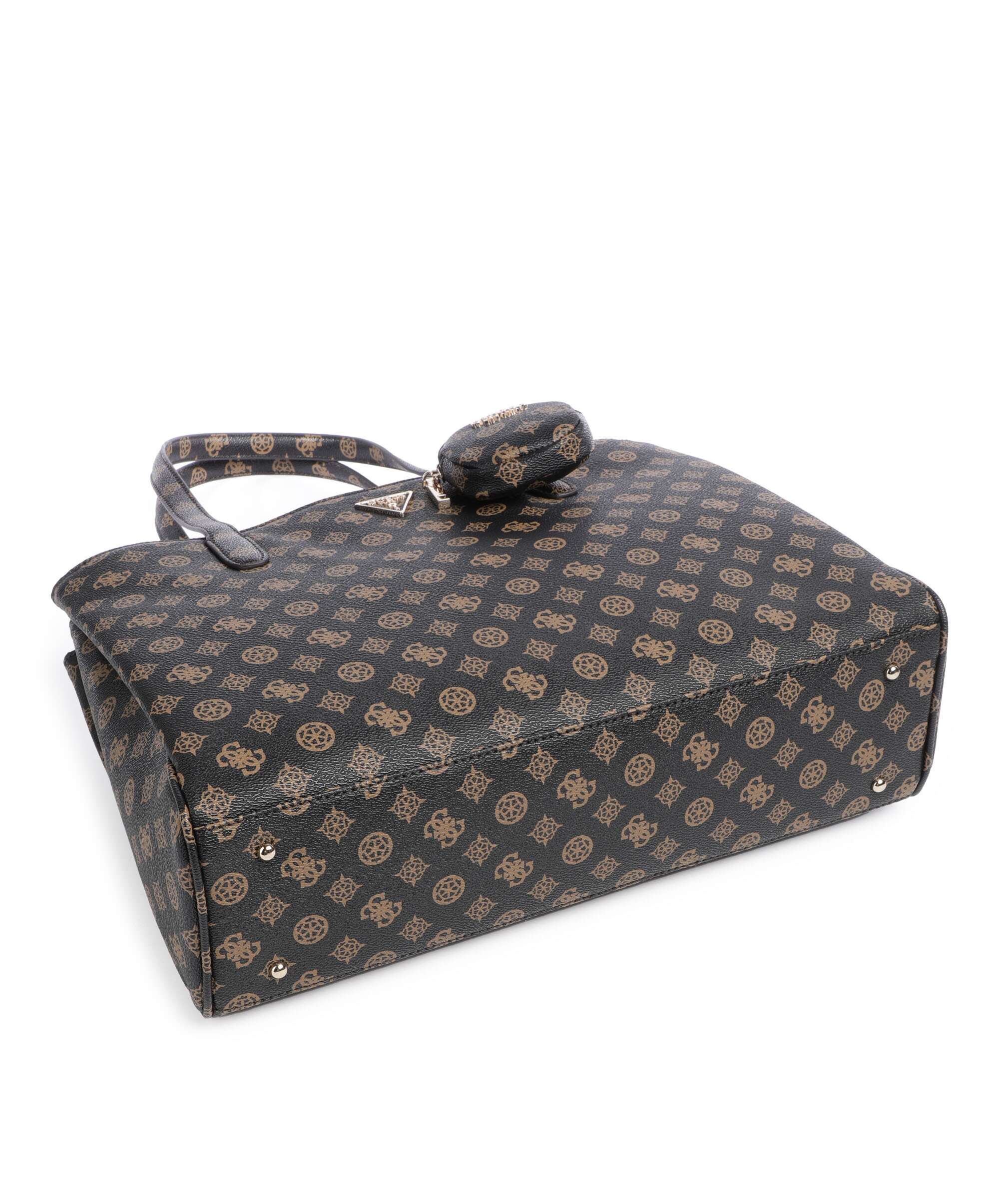 Guess Power Play Tote bag mocha logo