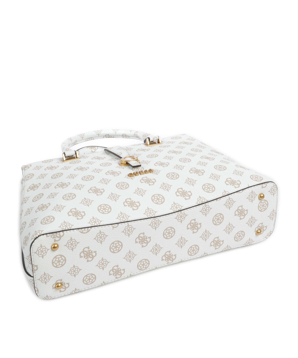 Guess Kuba Handbag white logo