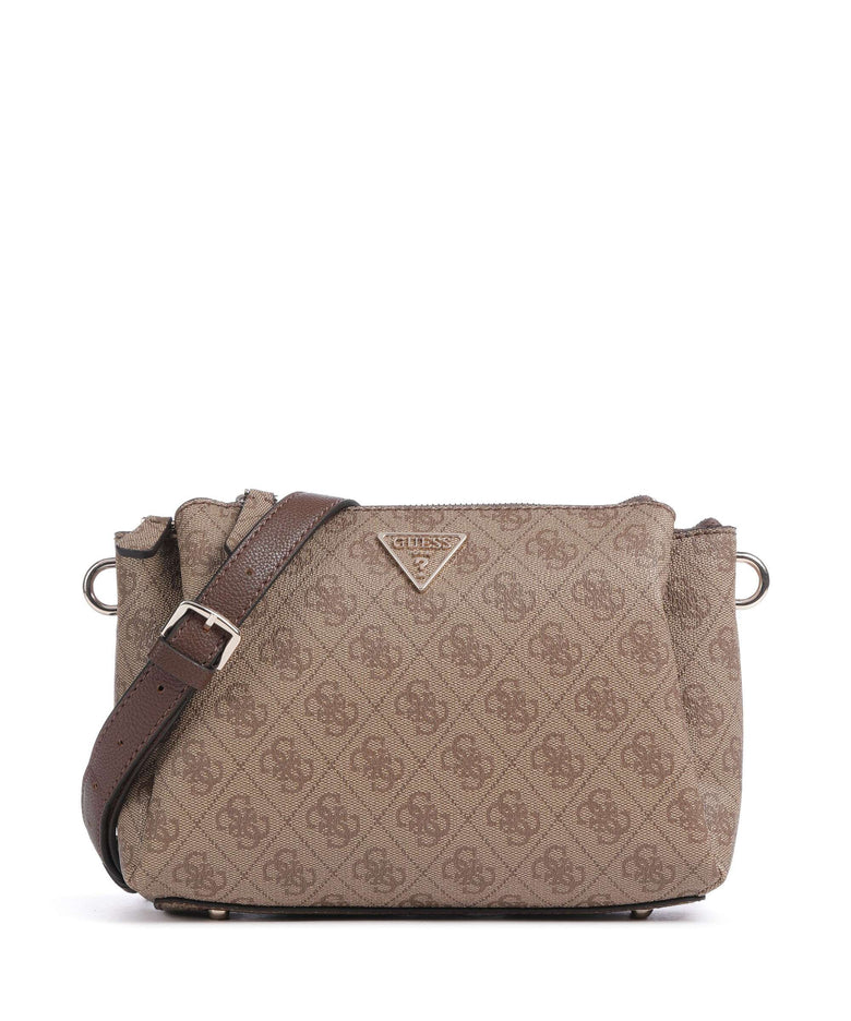 Guess Noelle Crossbody bag latte logo/brown