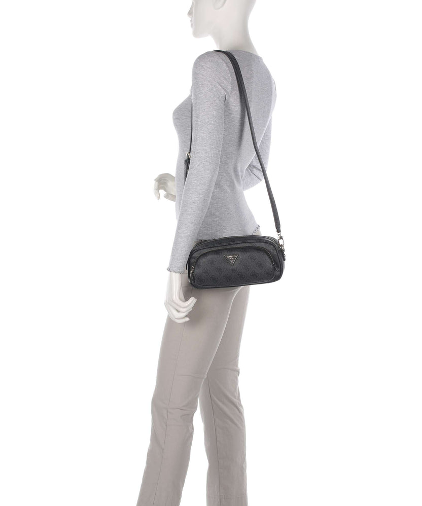 Guess Power Play Crossbody bag coal logo