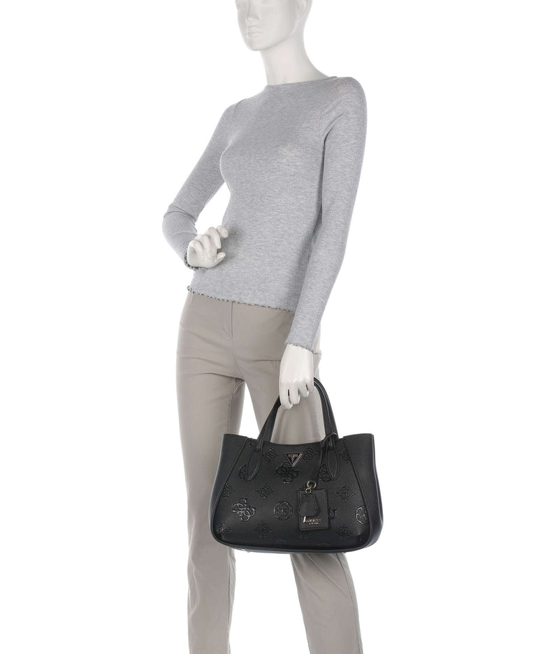 Guess Keandra Handbag black logo