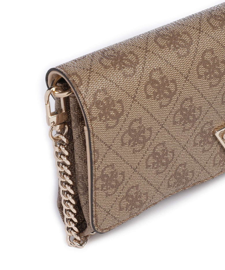 Guess Noelle 4G Basique Logo Wallet latte logo/brown