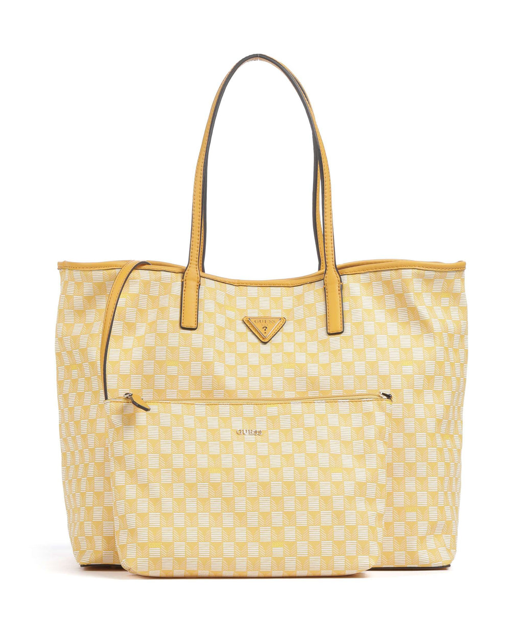 Guess G Wave Large Tote bag yellow logo