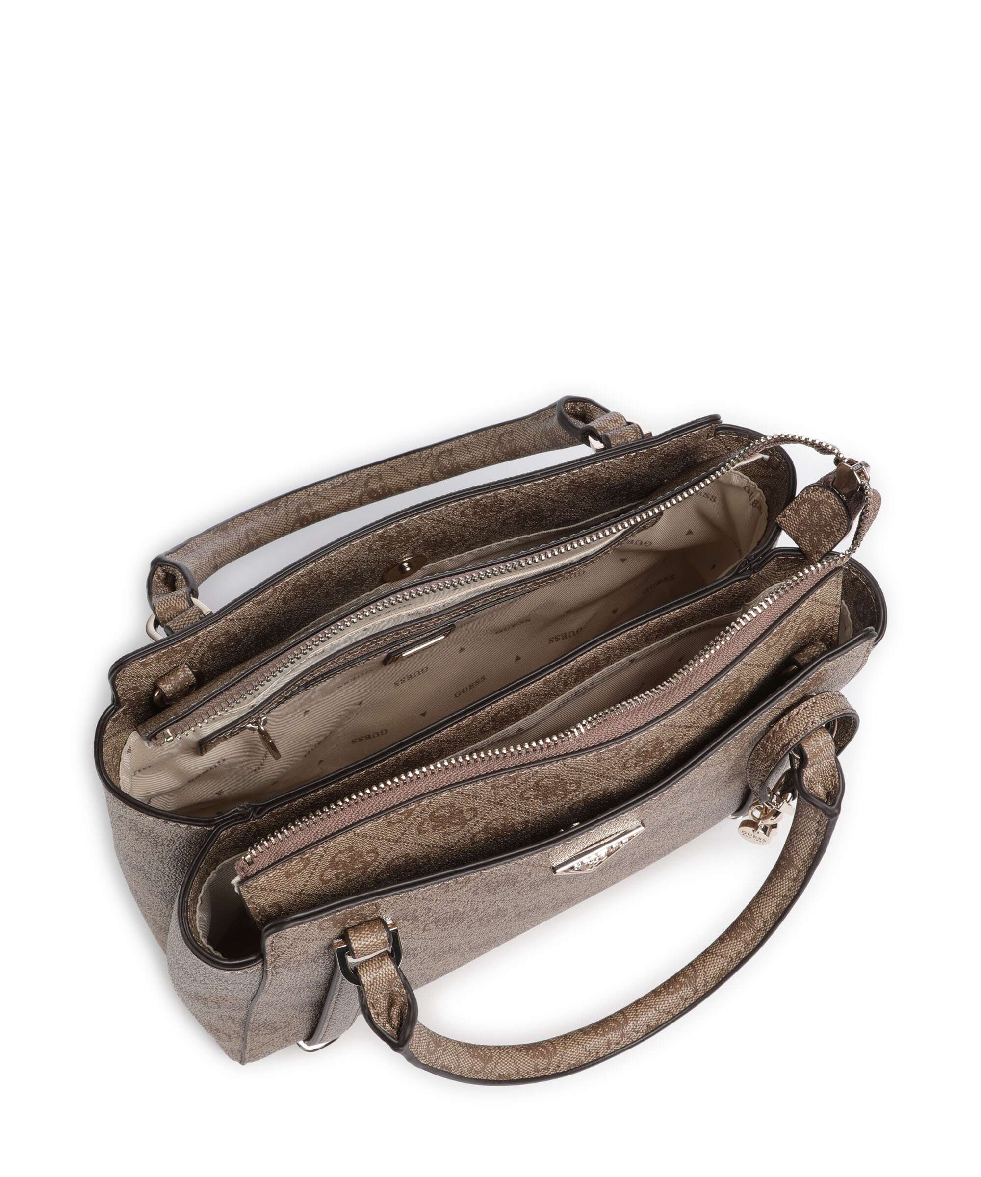 Guess Erica Eco Handbag latte logo