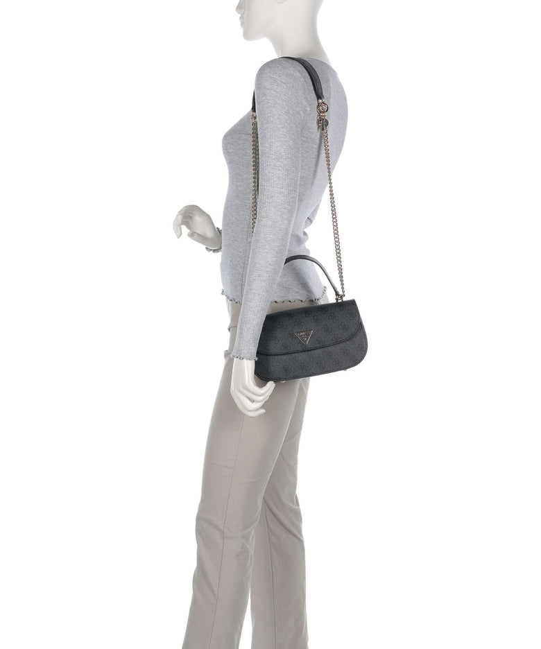 Guess Erica Eco Shoulder bag coal logo